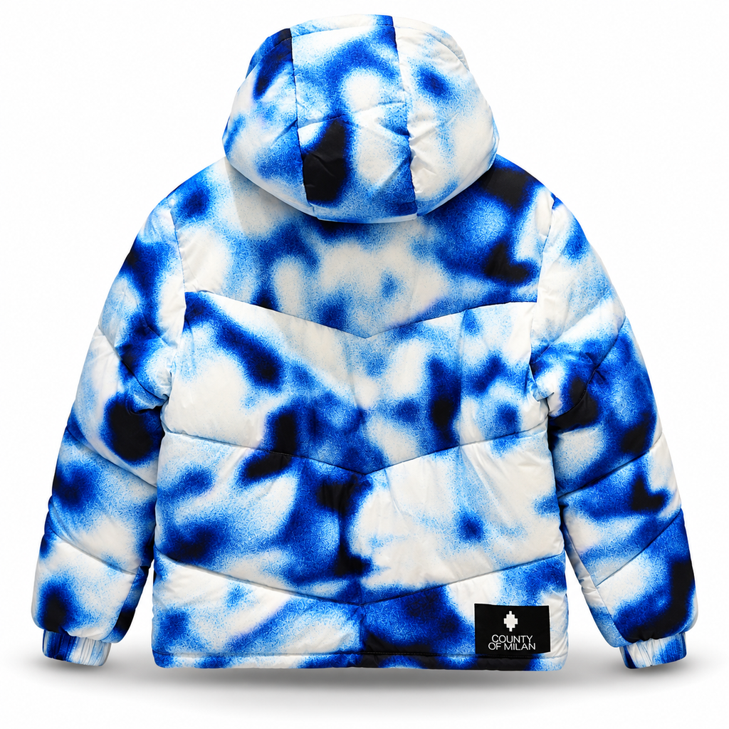 Bomber Marcelo Burlon Bianco/Blu 003
