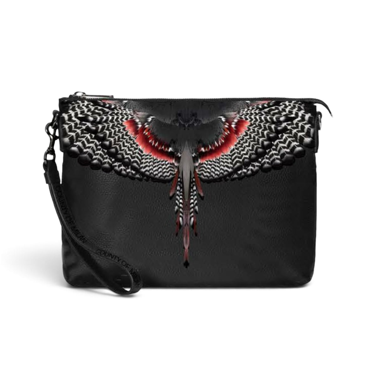 Pochette Marcelo Burlon Nero/Rosso 055
