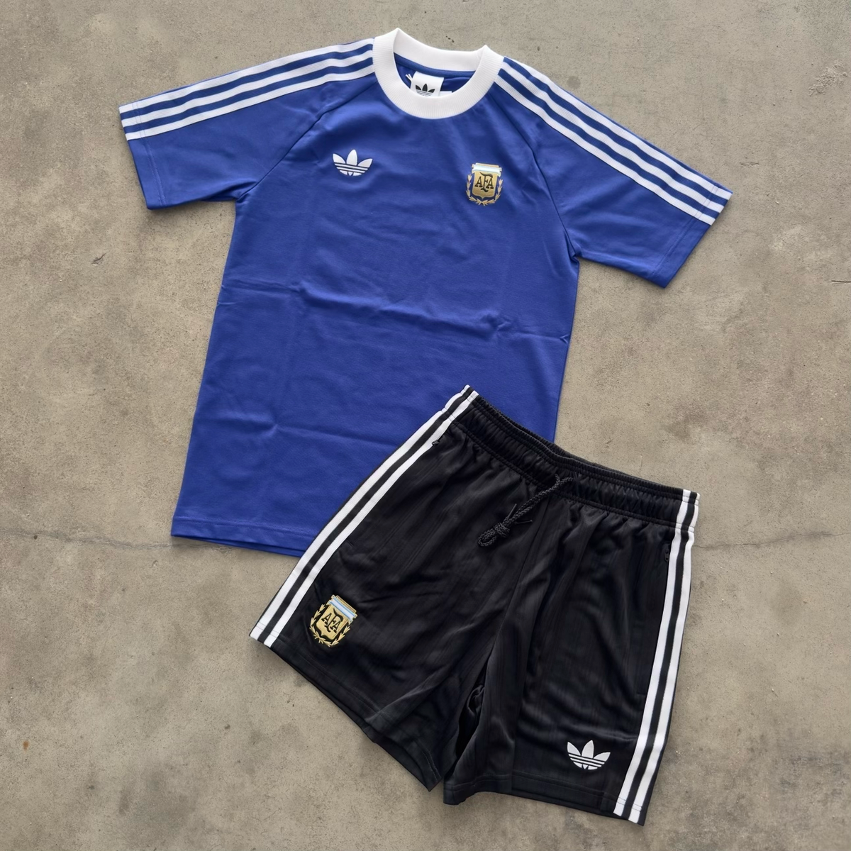 Outfit Adidas Argentina Azzurro/Nero