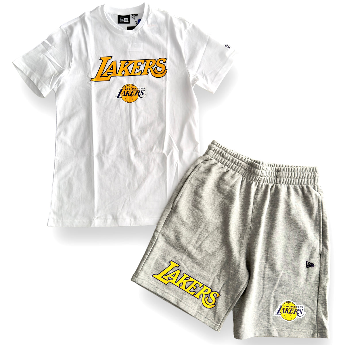 Outfit New Era Lakers Bianco/Grigio