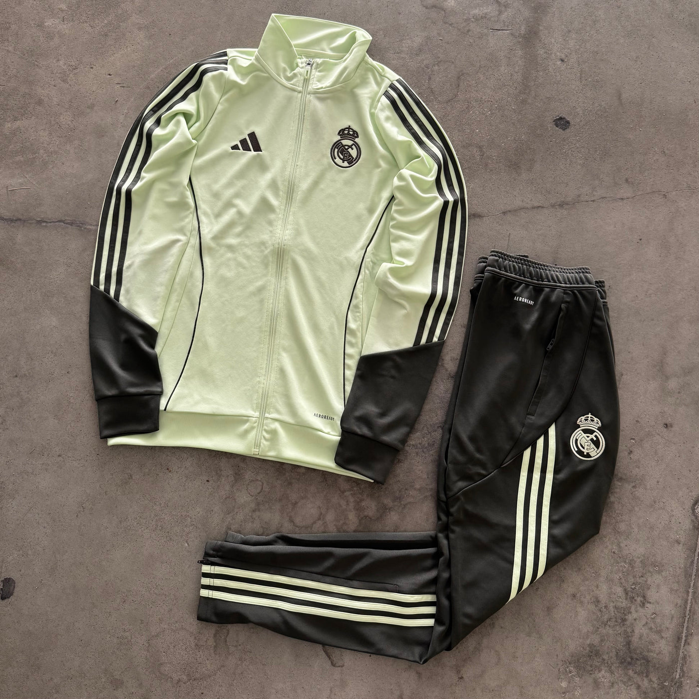Tuta Adidas Real Madrid Verde/Grigio