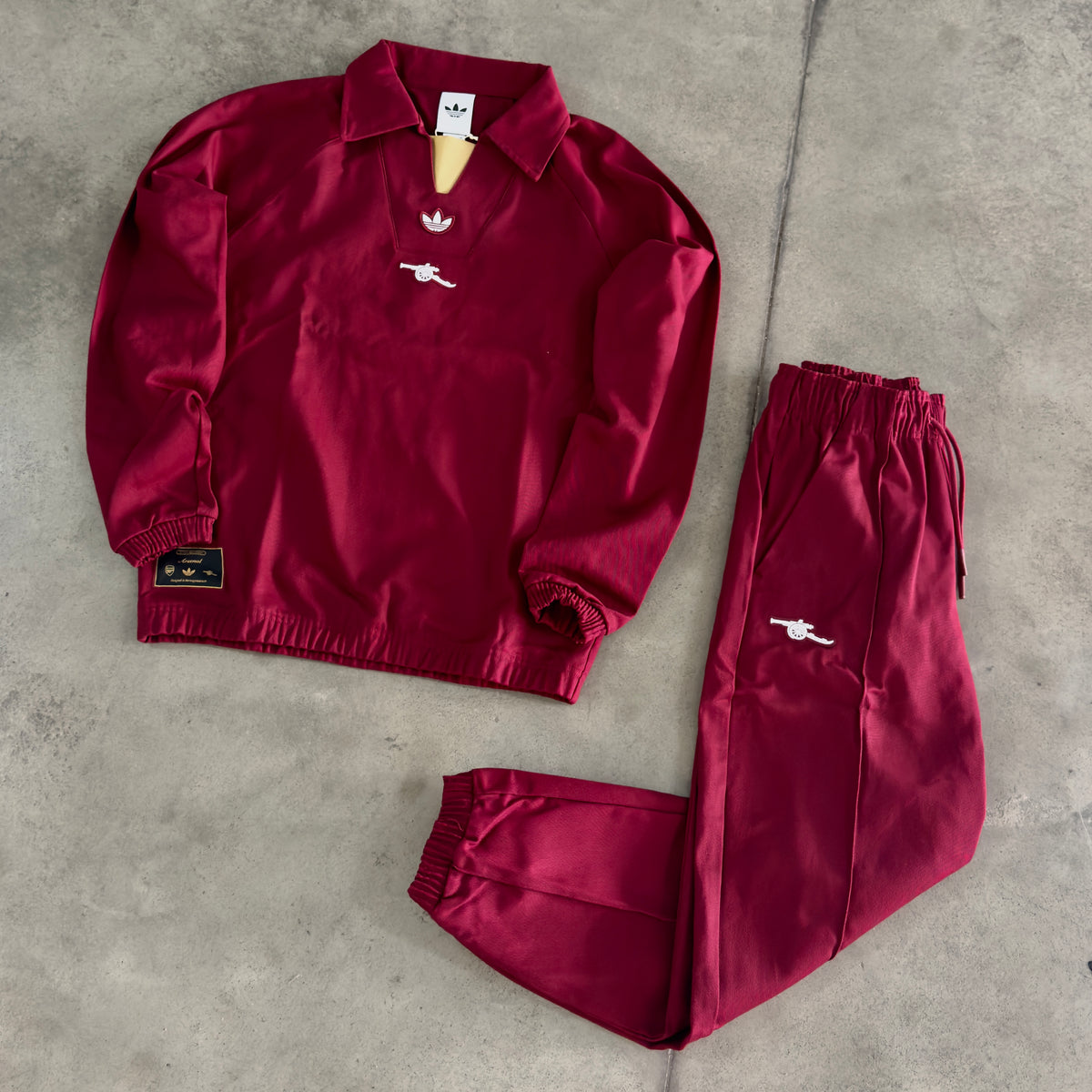 Tuta Adidas Arsenal Icon Drill Bordó