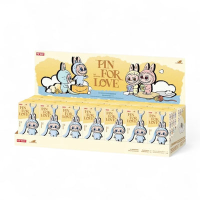 Pop Mart Labubu Pin For Love The Monsters (A-M) (14 Blind Box)