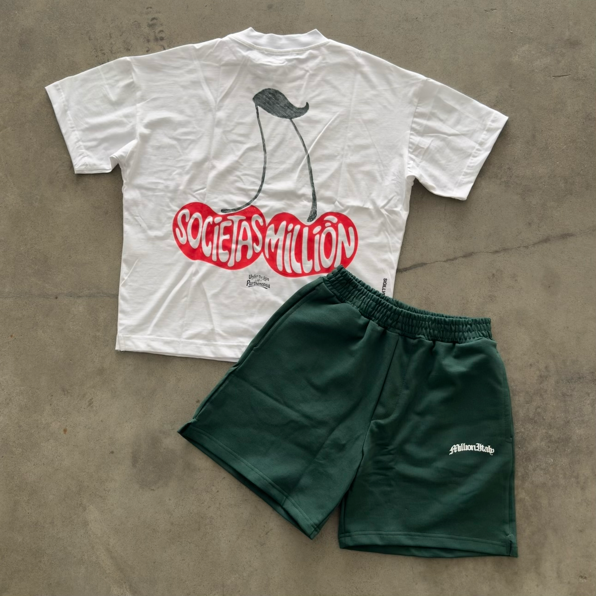 Outfit Million Societas Bianco/Verde