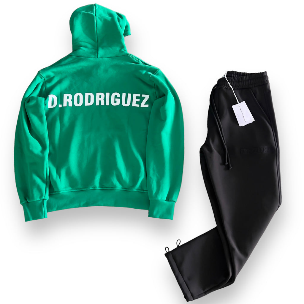 Tuta Diego Rodriguez Felpata Verde/Nero