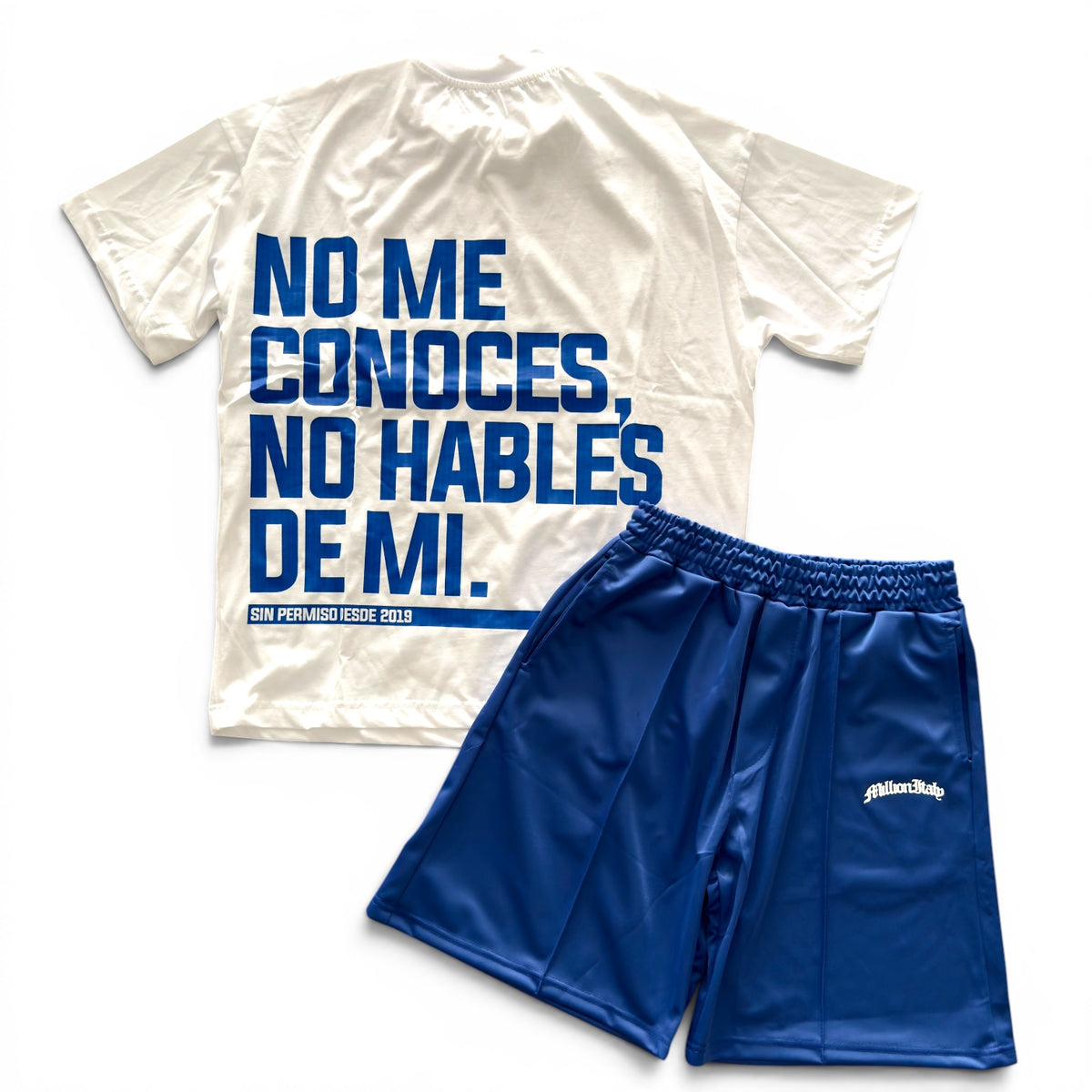Outfit Million No Hables Bianco/Royal