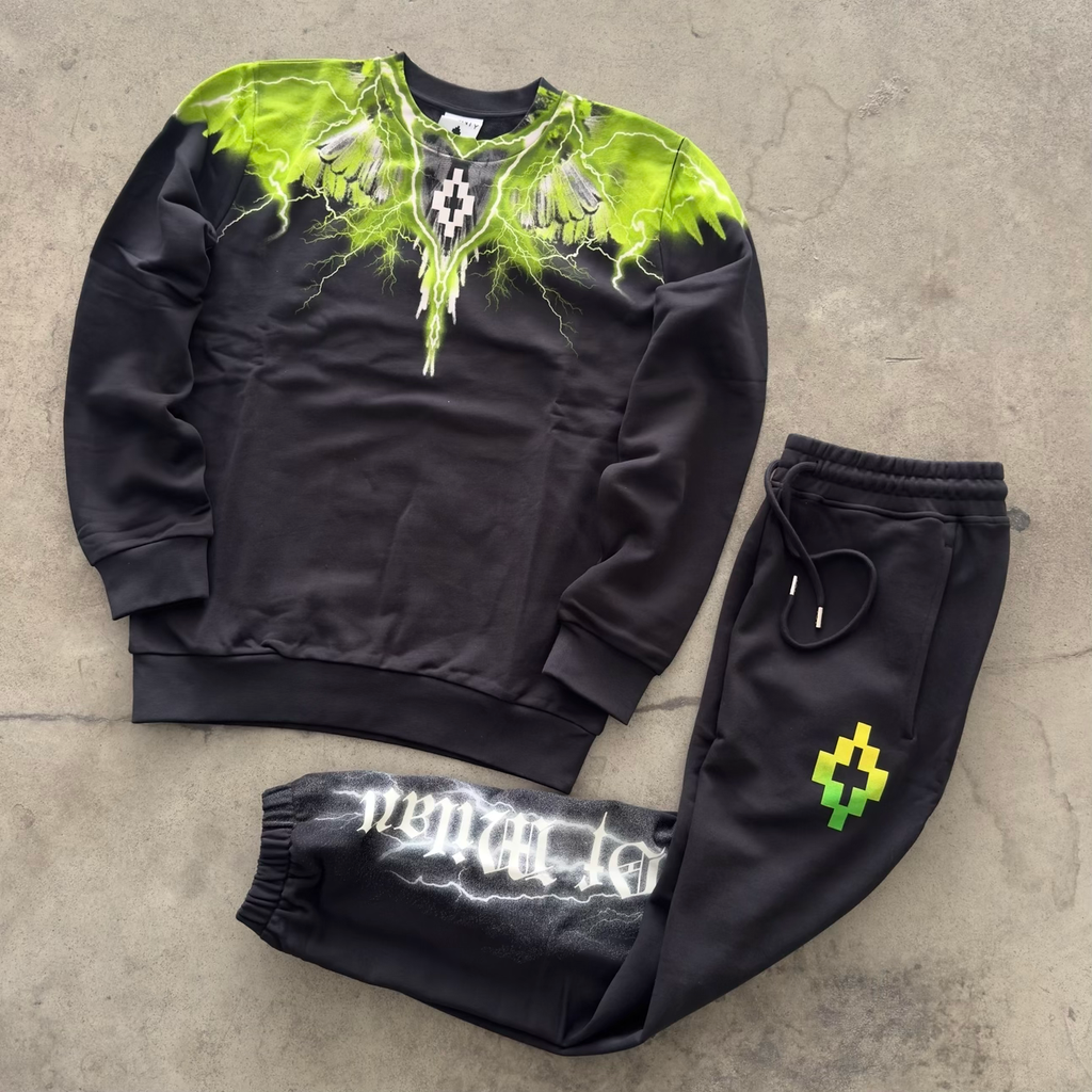 Tuta Marcelo Burlon 2027 Nero 095