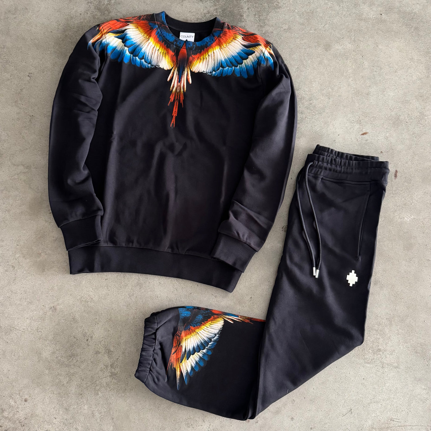 Tuta Marcelo Burlon Nero 025