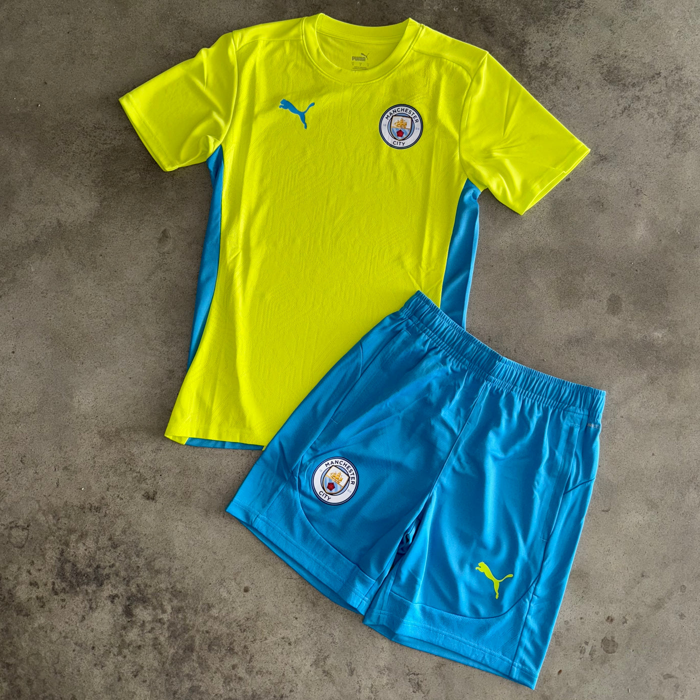 Outfit Puma Manchester City Giallo