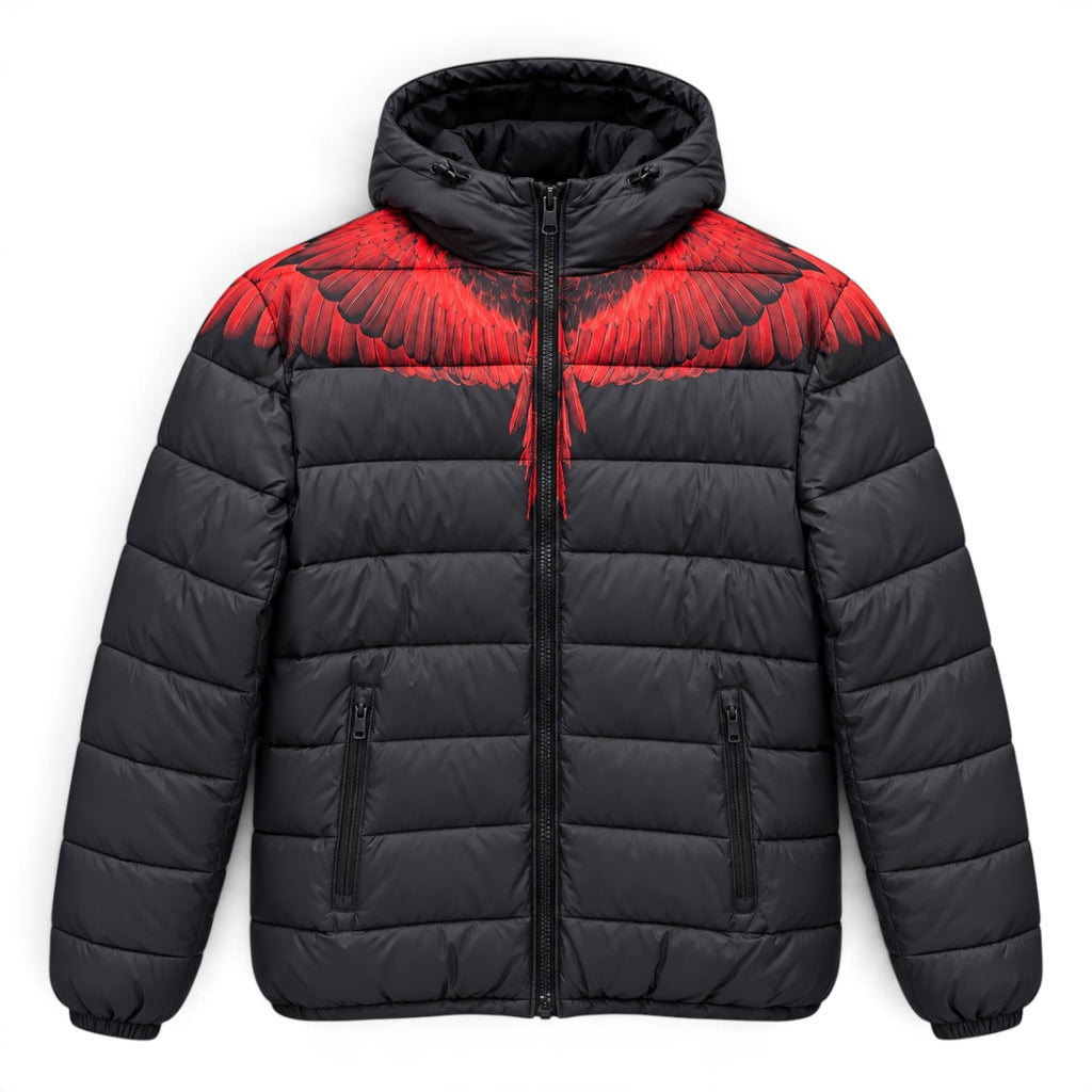 Bomber Marcelo Burlon Nero/Rosso 009