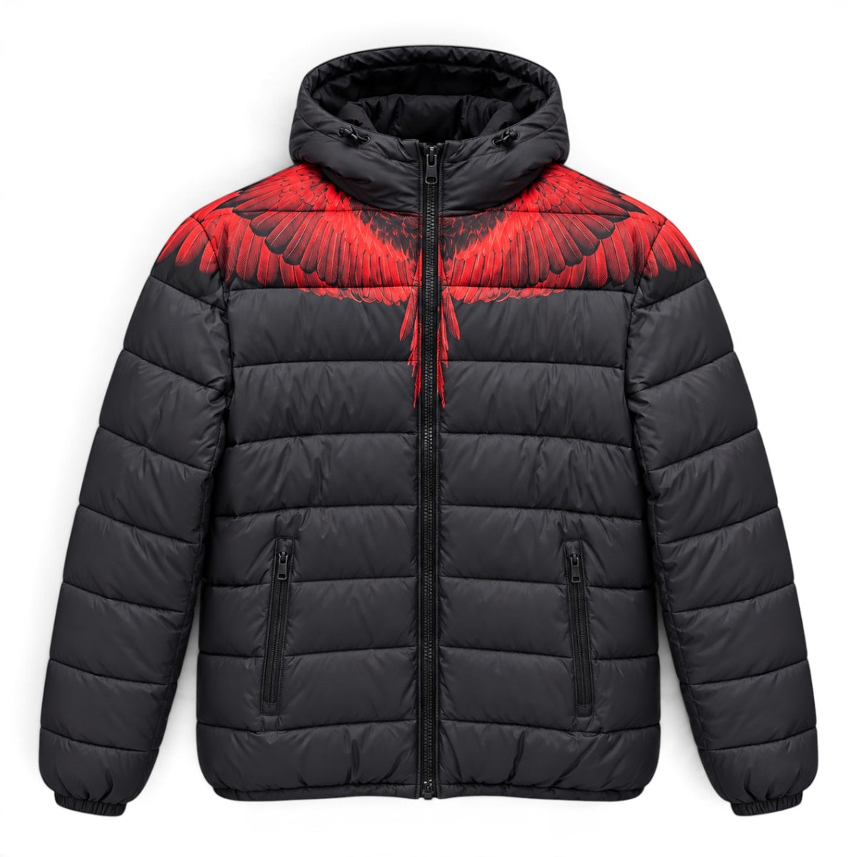 Bomber Marcelo Burlon Nero/Rosso 009