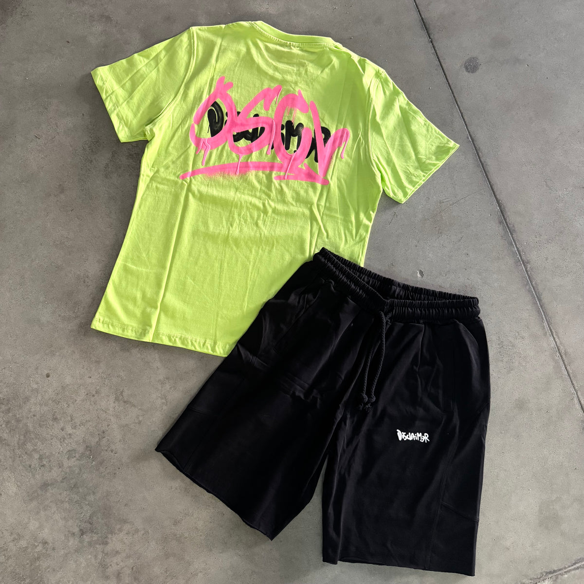 Outfit Disclaimer Giallo Lime/Nero