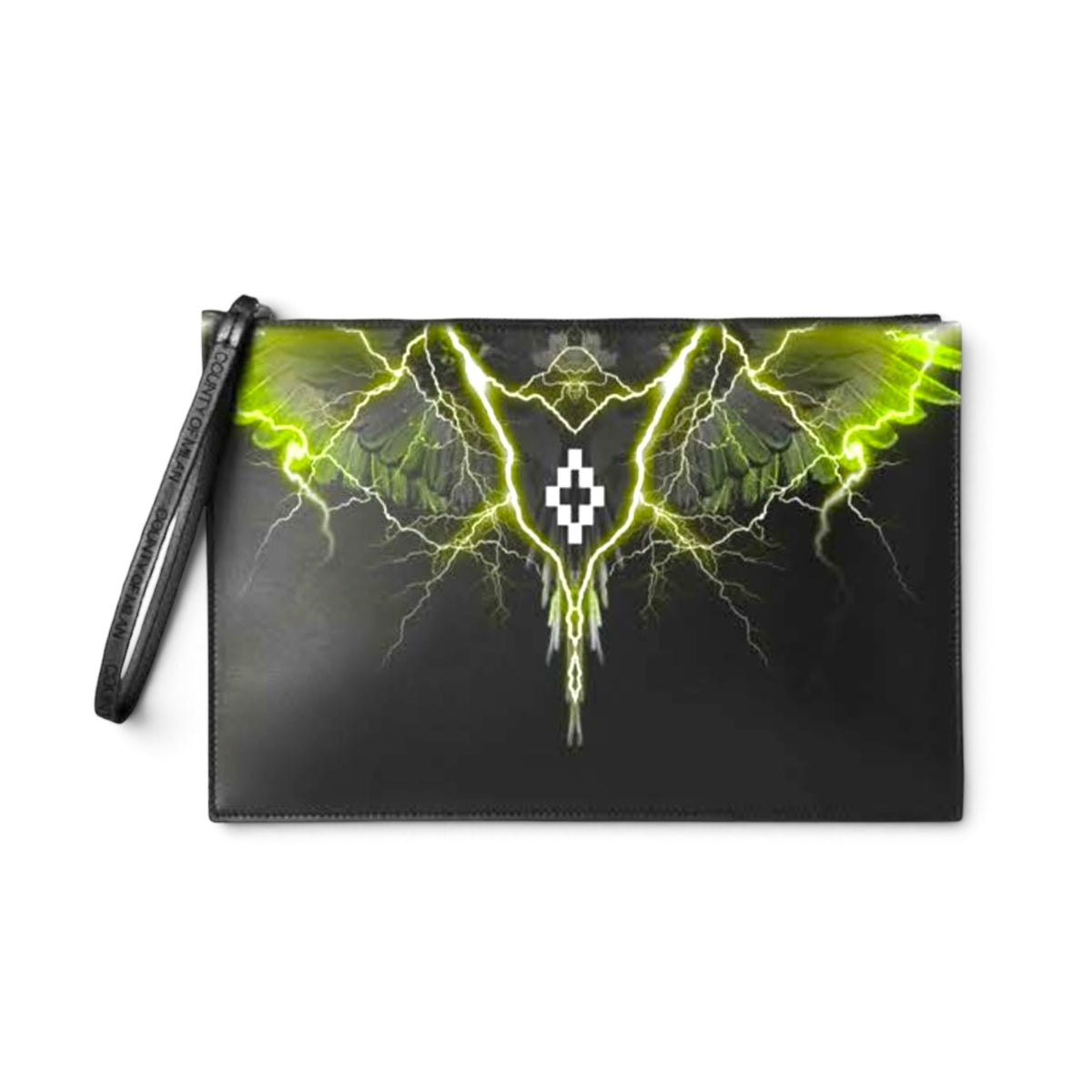 Pochette Marcelo Burlon Nero/Fluo 010
