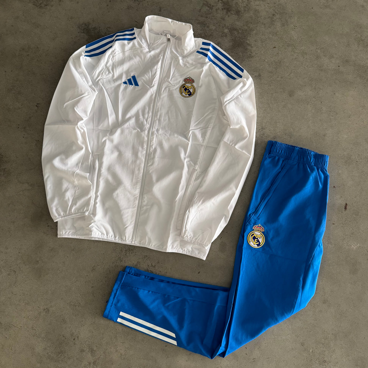 Tuta Adidas Real Madrid Bianco/Blu