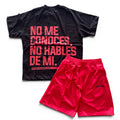 Outfit Million No Hables Nero/Rosso