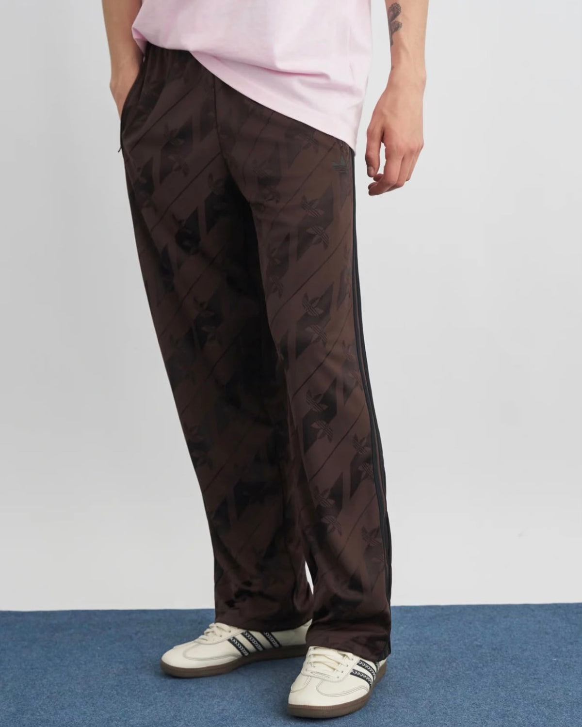 Tuta Adidas Monogram Marrone