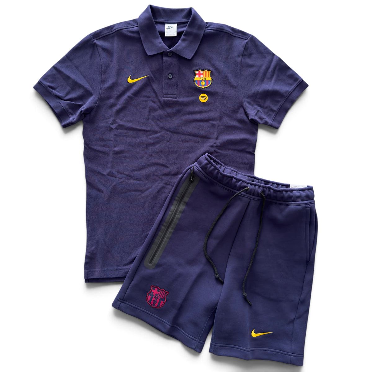 Outfit Nike Barcellona Polo Tech Blu