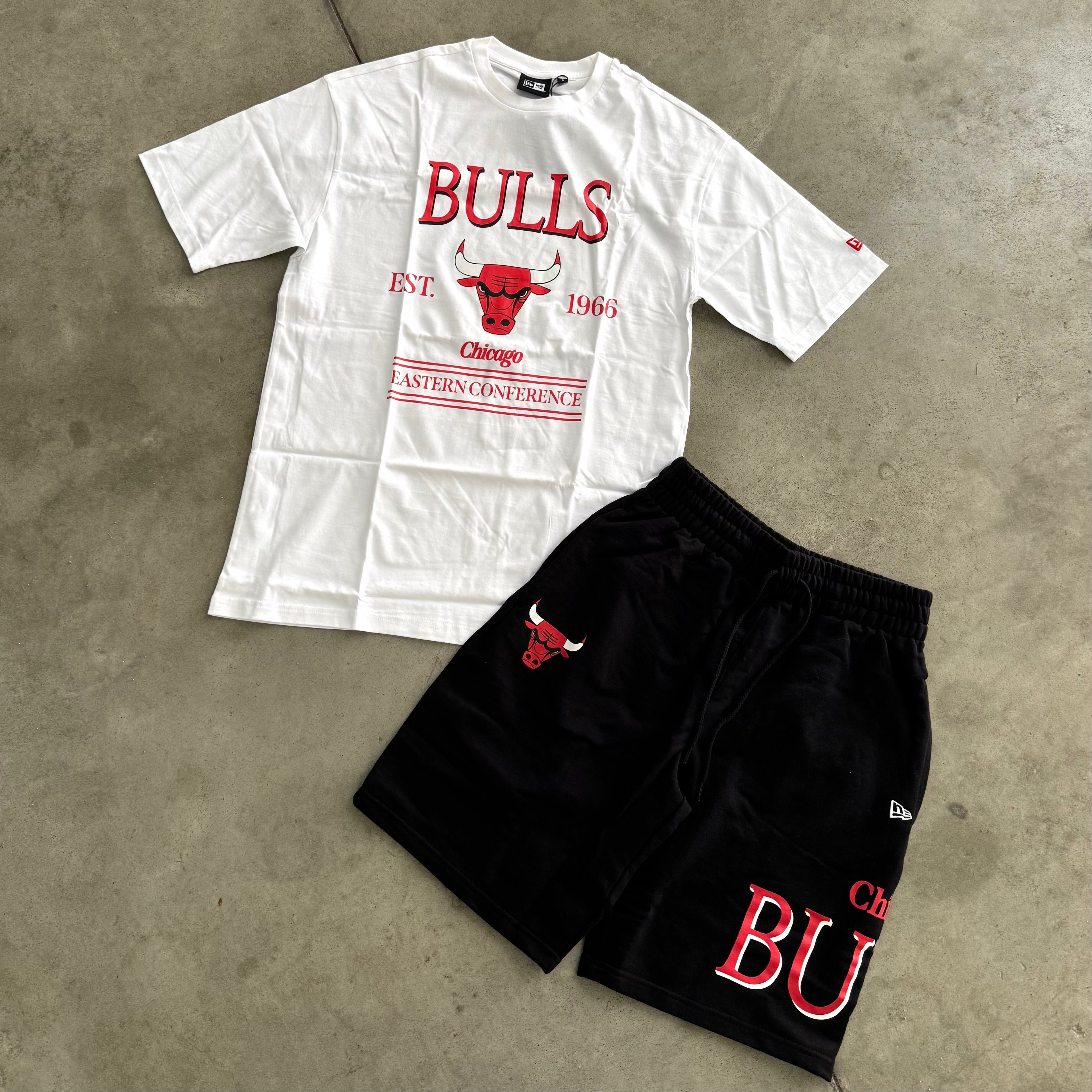 Outfit New Era Chicago Bulls Bianco/Nero