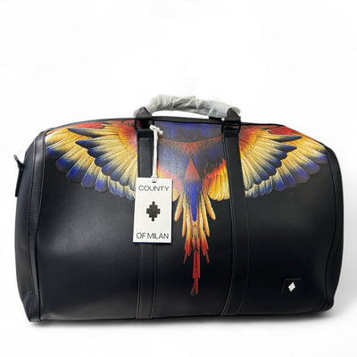 Valigia Marcelo Burlon XXL Nero/Yellow 130