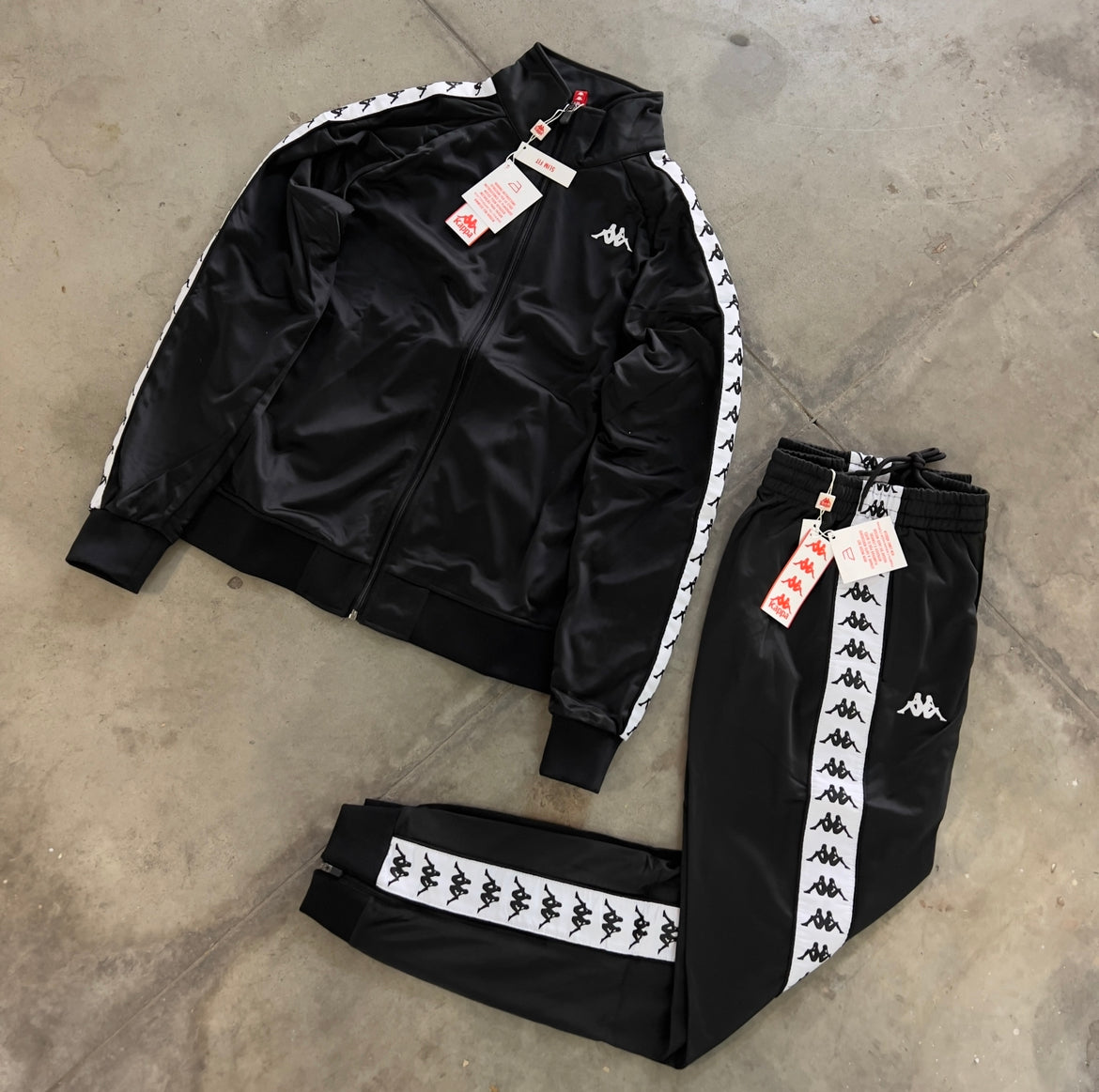 Tuta Kappa Anniston Nero/Bianco