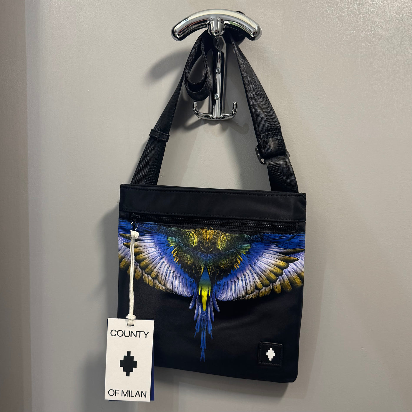 Tracolla Marcelo Burlon Nero/Blu 161