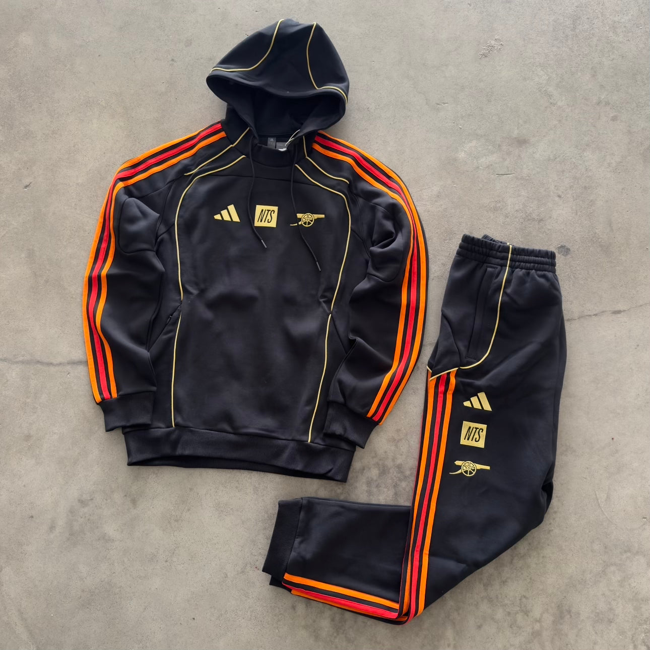 Tuta Adidas Arsenal NTS Nero/Arancione