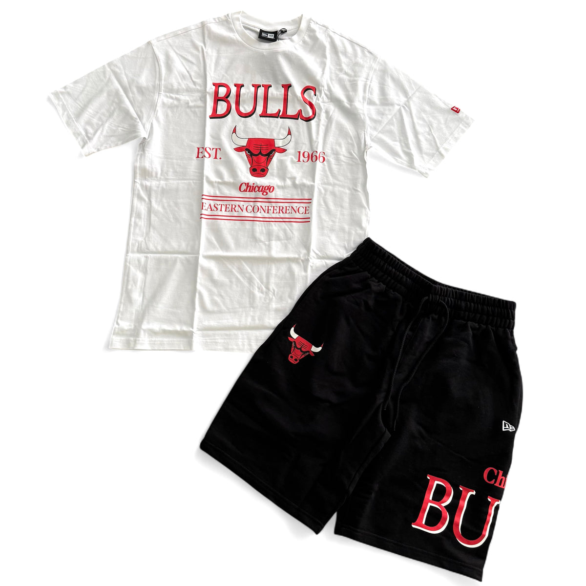 Outfit New Era Chicago Bulls Bianco/Nero