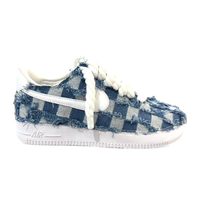 Air Force 1 '07 Low Sky Blue Denim Jacquard