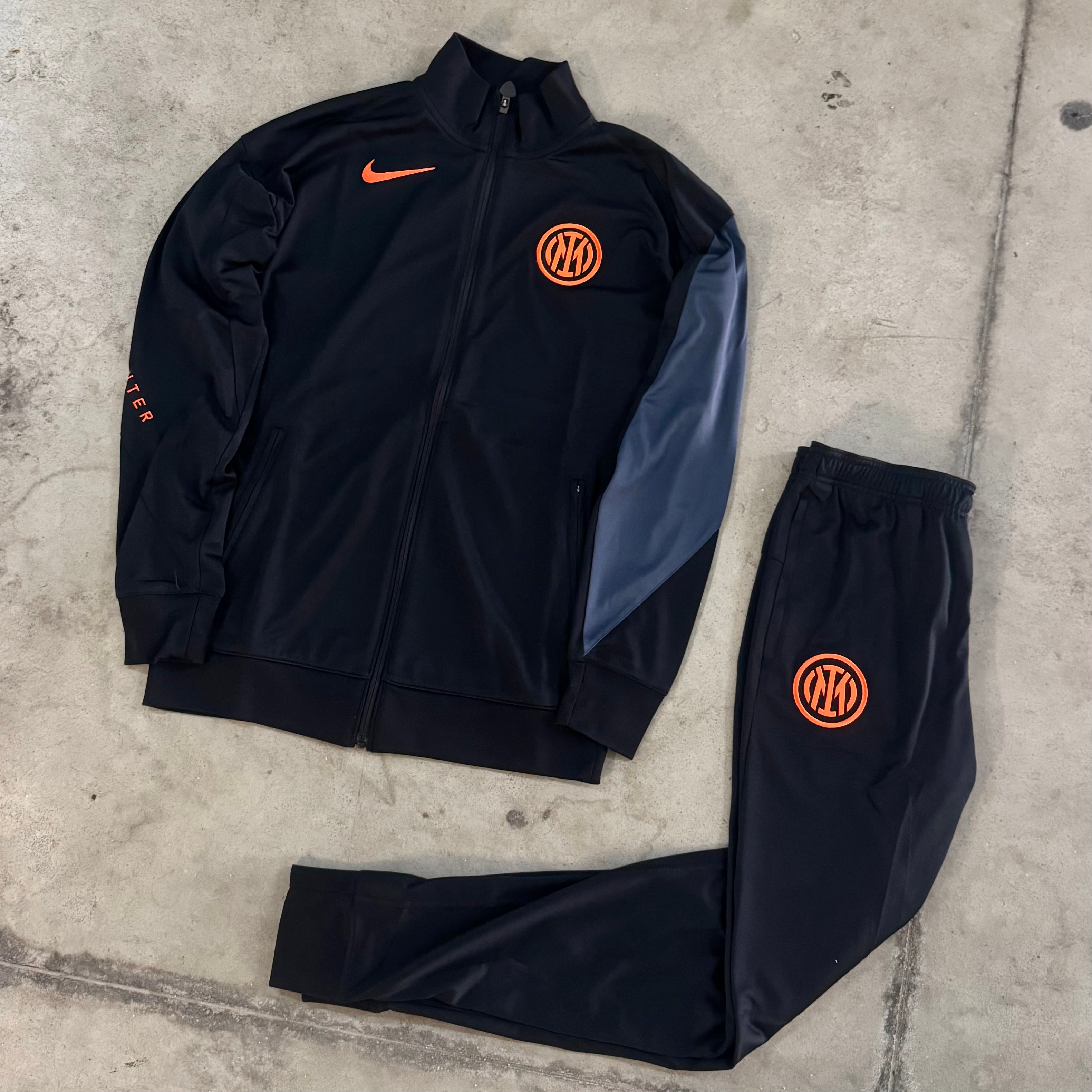 Tuta Nike Inter Dri-Fit Nero/Blu