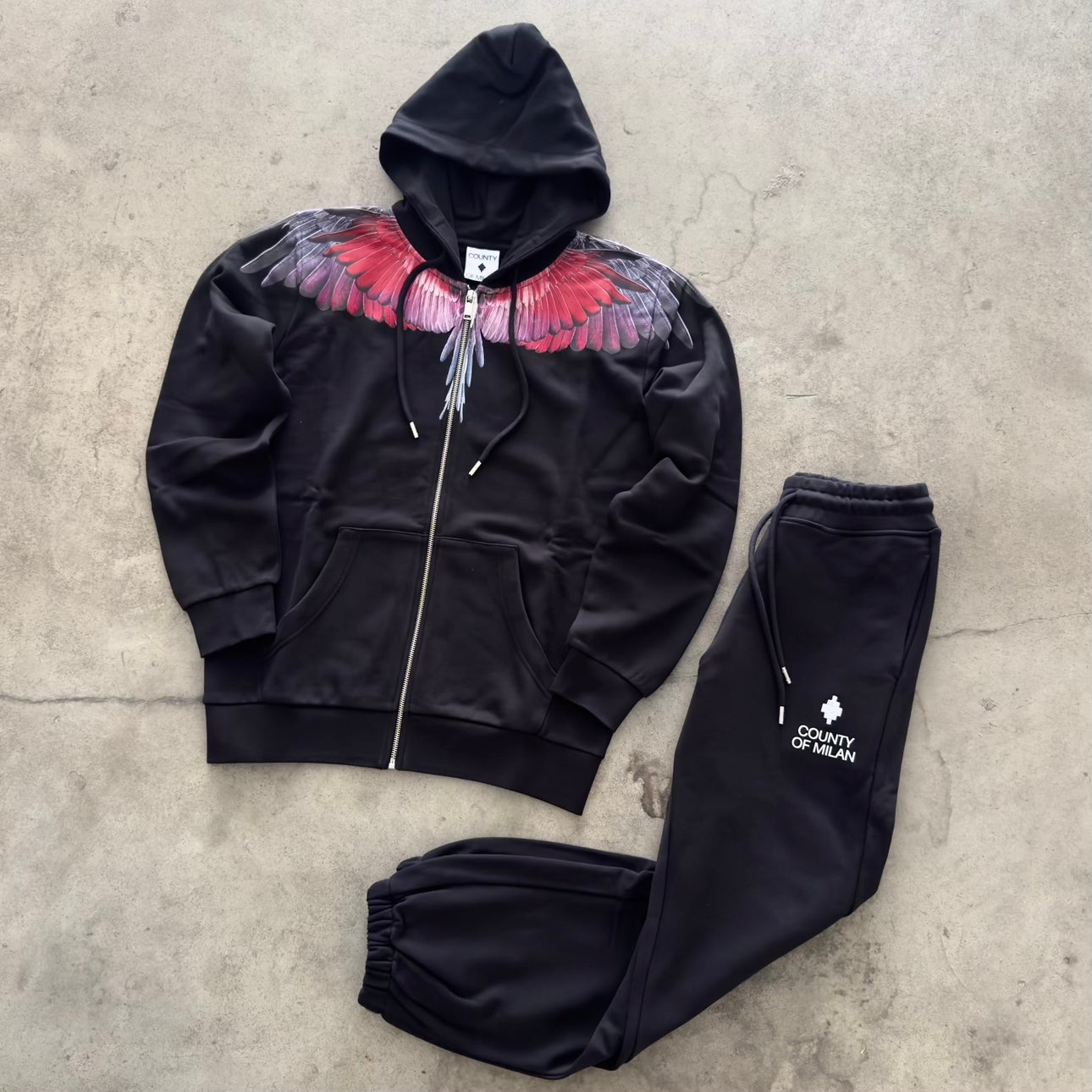 Tuta Marcelo Burlon 2027 Nero 060