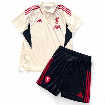 Outfit Adidas Liverpool Polo Bianco