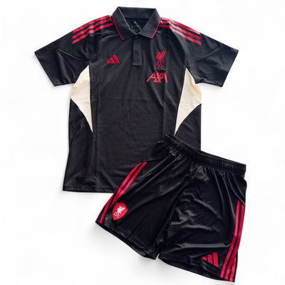 Outfit Adidas Liverpool Polo Nero