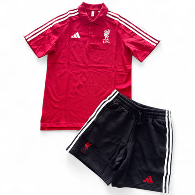 Outfit Adidas Liverpool Polo Rosso