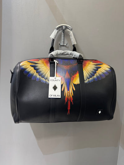 Valigia Marcelo Burlon XXL Nero/Yellow 130