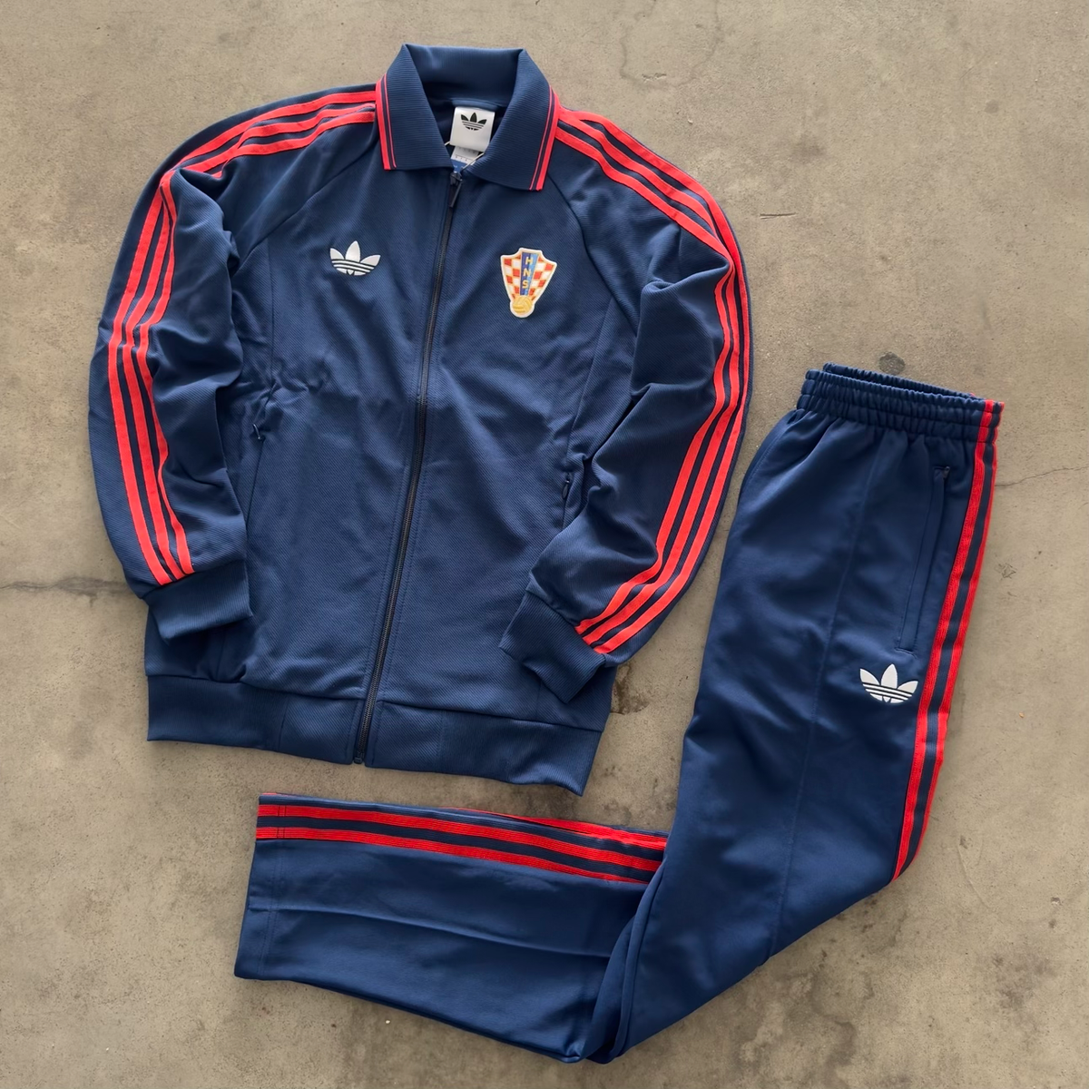 Tuta Adidas Croazia Anthem Blu