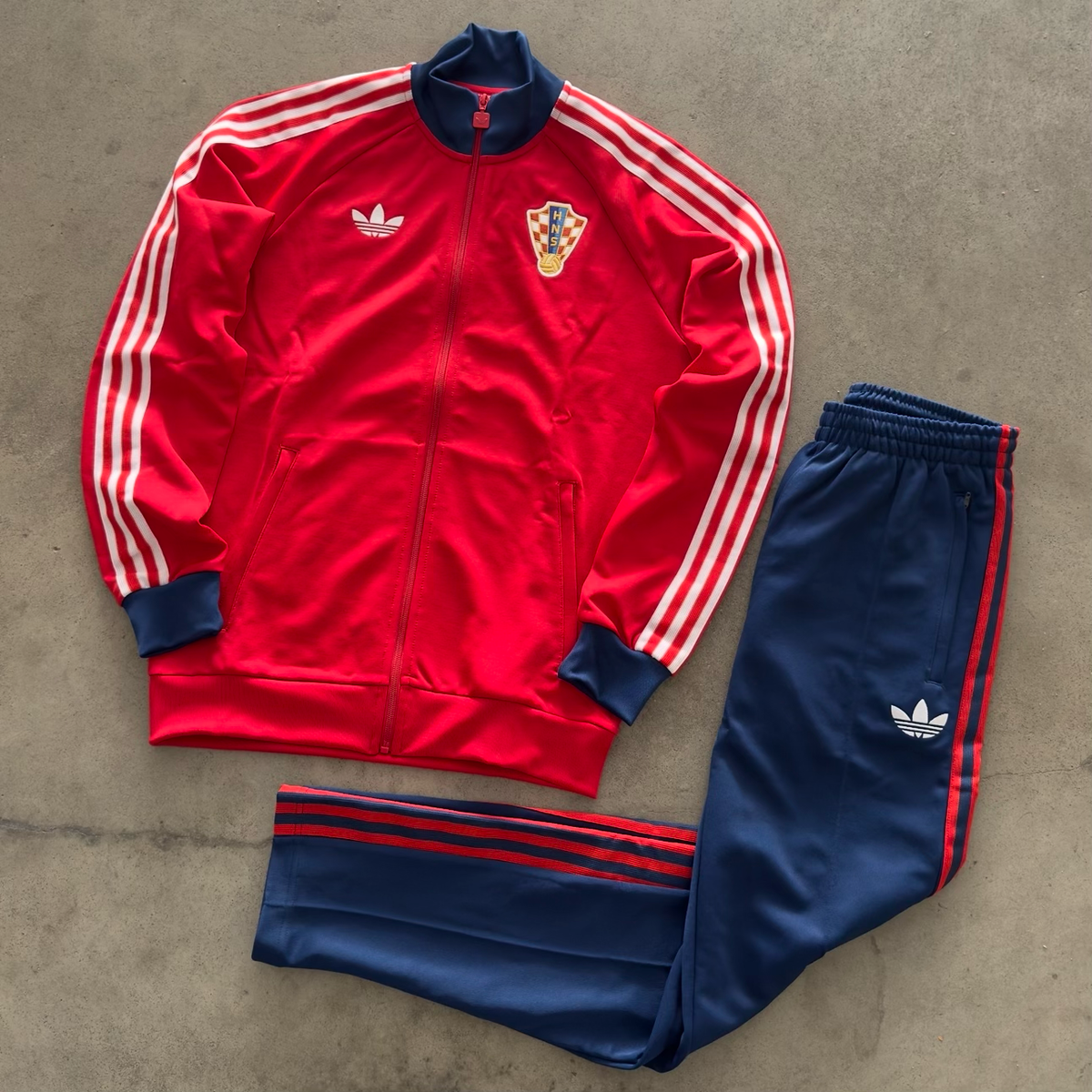 Tuta Adidas Croazia Rosso