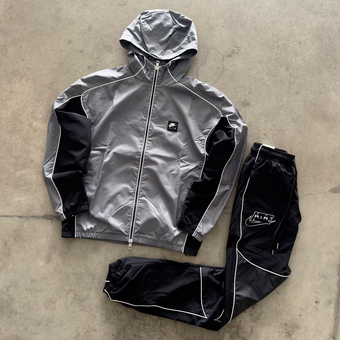 Tuta Nike Air Hybrid Grigio