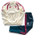 Tuta Adidas Real Madrid Microfibra Panna/Rosa