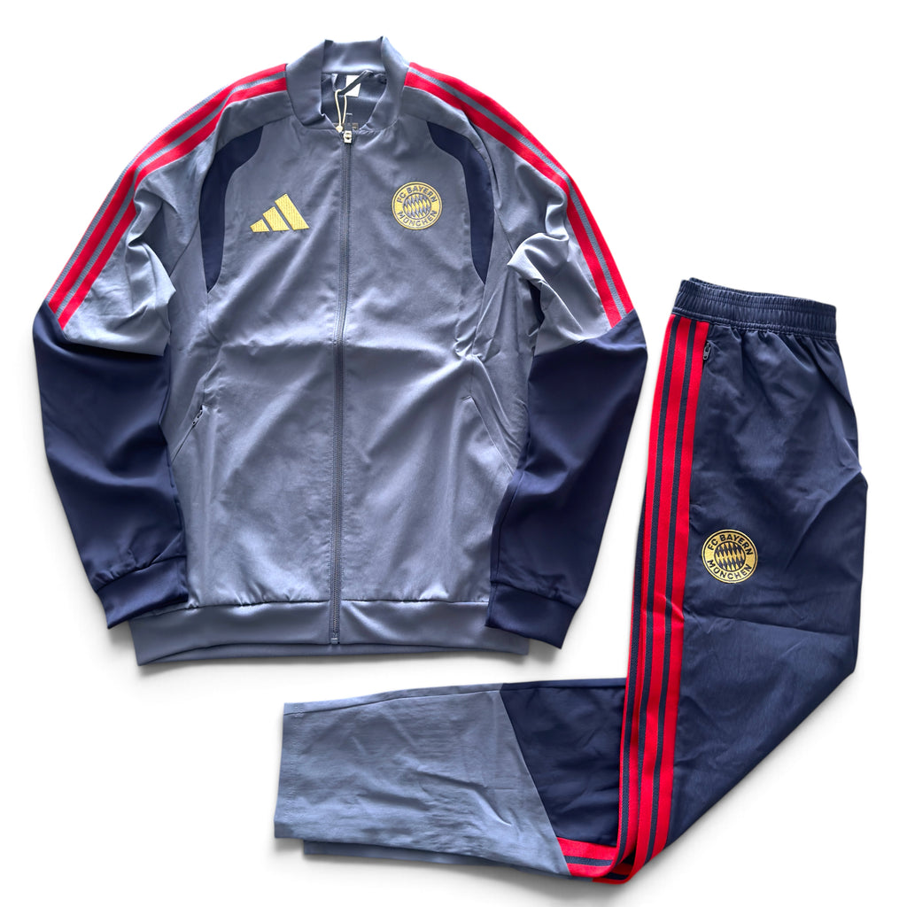 Tuta Adidas Bayern Monaco Microfibra Blu