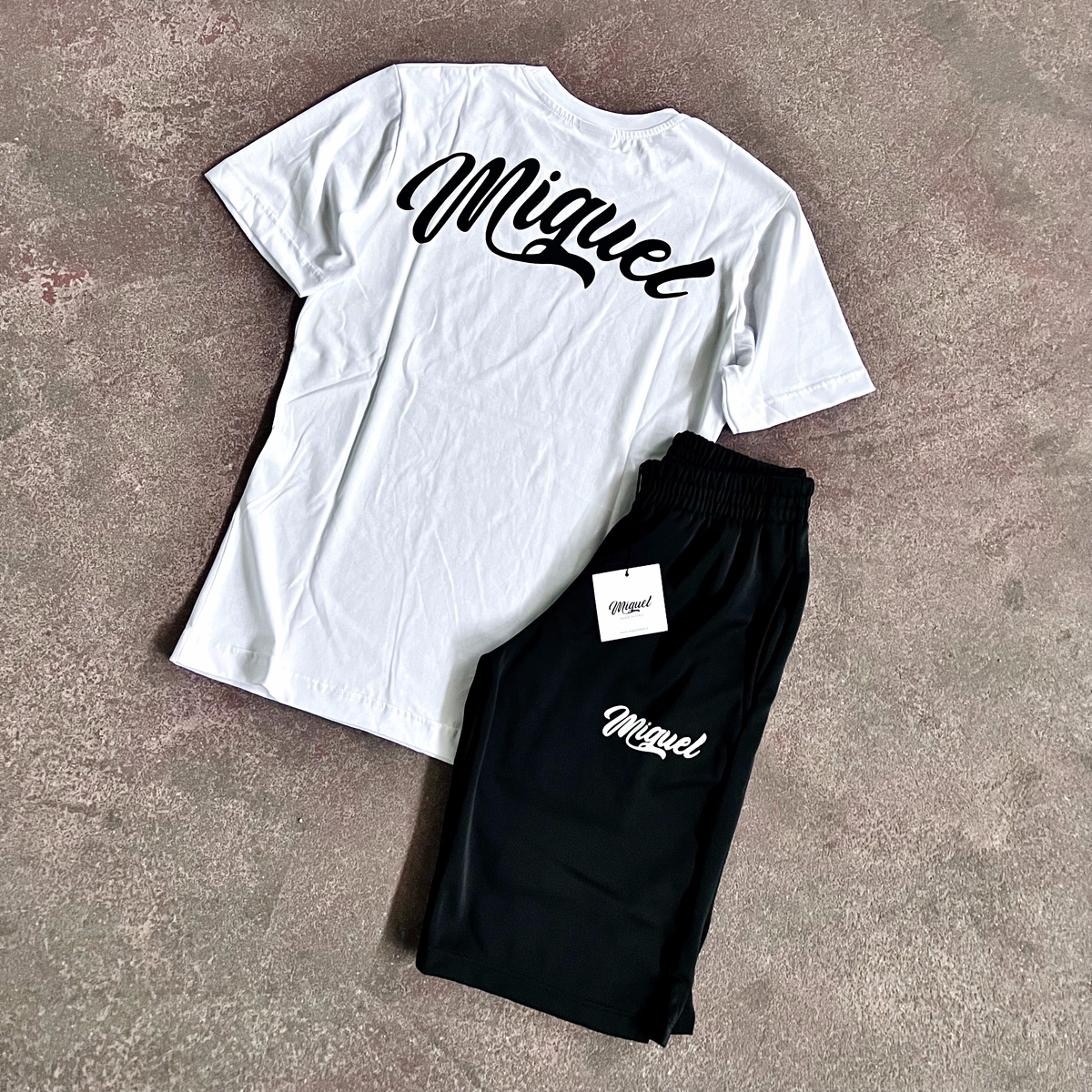 Outfit Miguel Basic Bianco/Nero