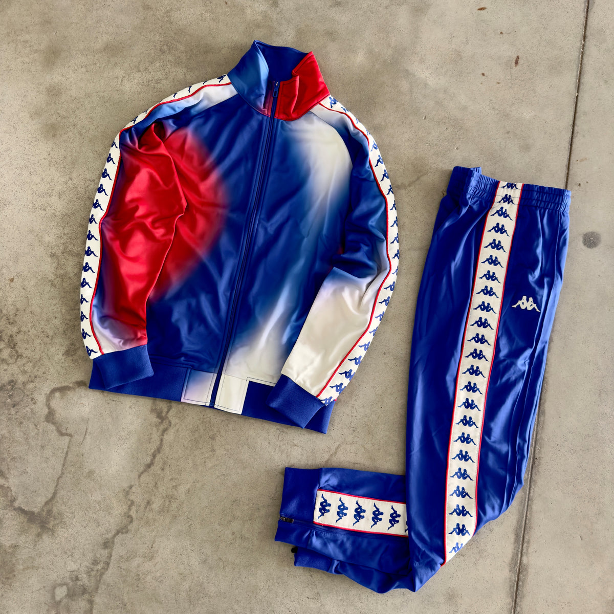 Tuta Kappa Graphik Blu/Rosso