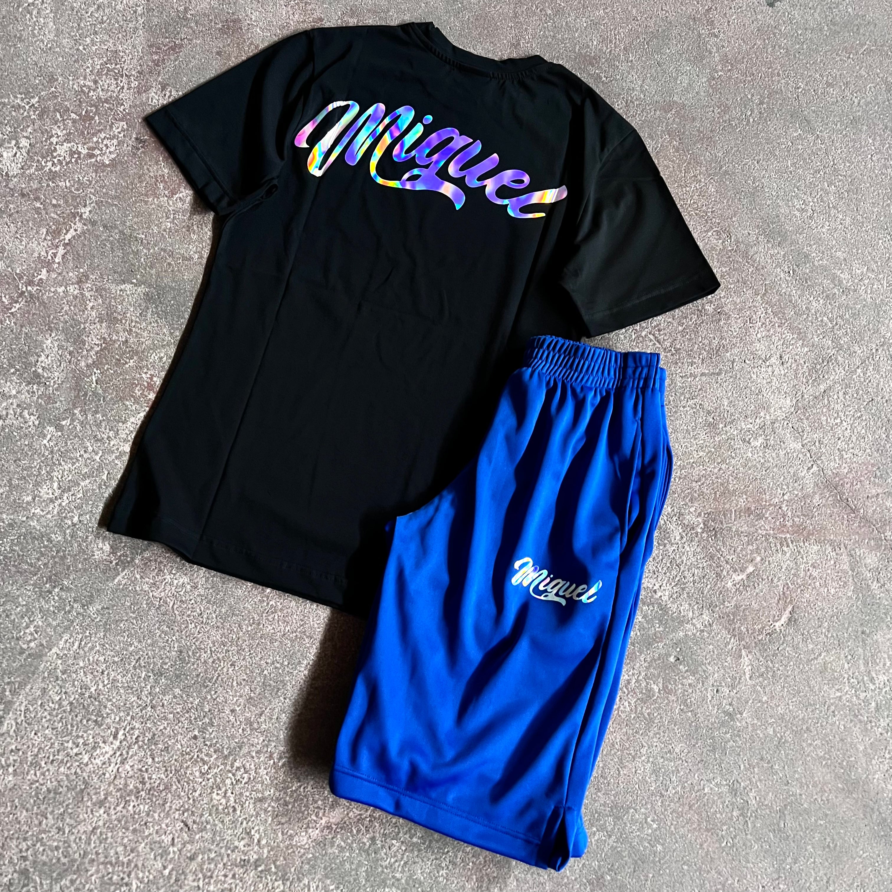 Outfit Miguel Ologramma Nero/Royal