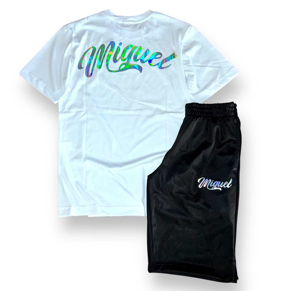 Outfit Miguel Ologramma Bianco/Nero