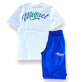 Outfit Miguel Ologramma Bianco/Royal