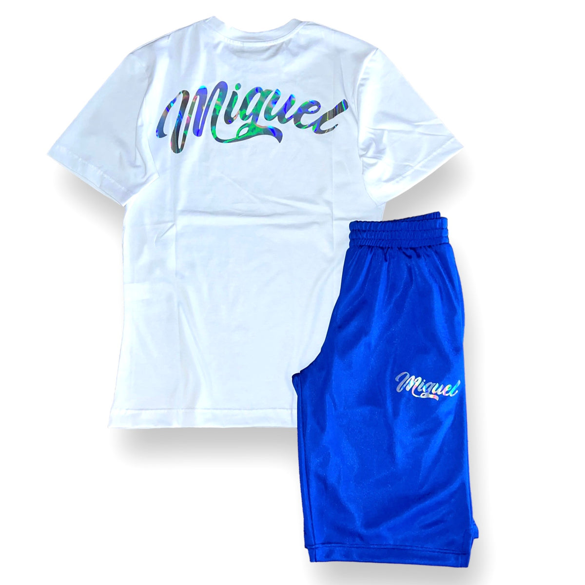 Outfit Miguel Ologramma Bianco/Royal
