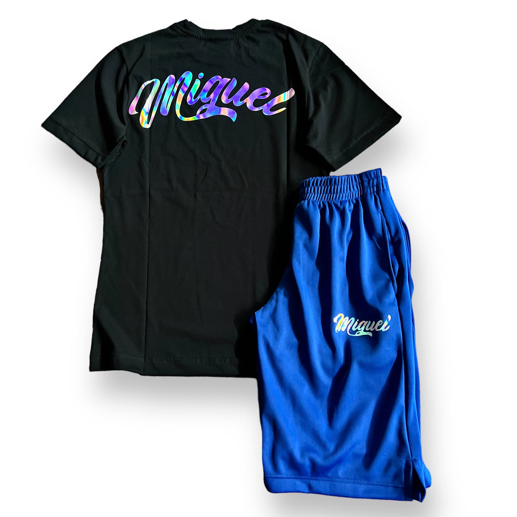 Outfit Miguel Ologramma Nero/Royal