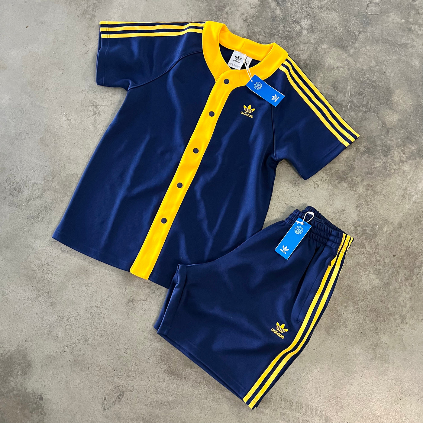 Outfit Adidas Classics Blu/Giallo