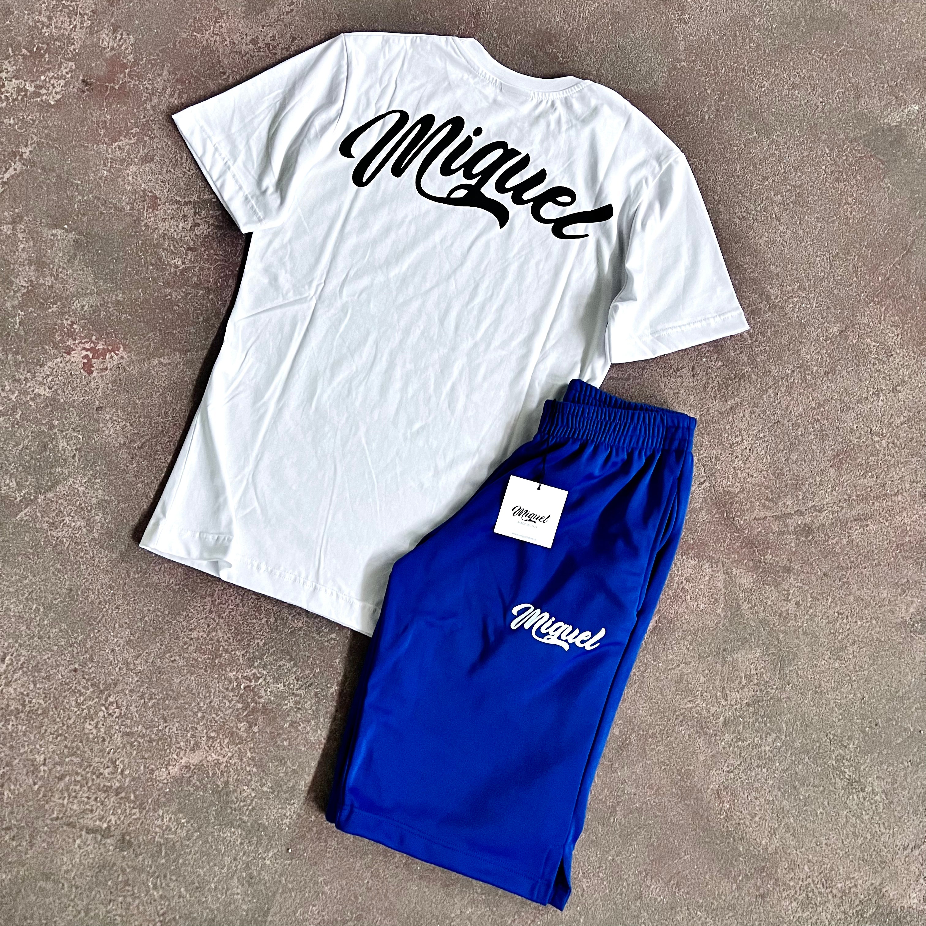 Outfit Miguel Basic Bianco/Royal