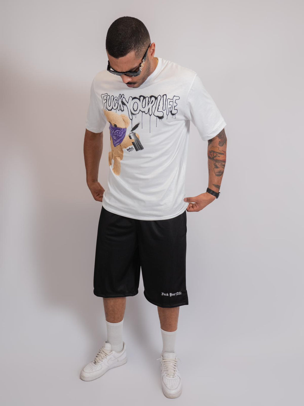 Outfit FuckYourLife Tokyo Bianco/Nero