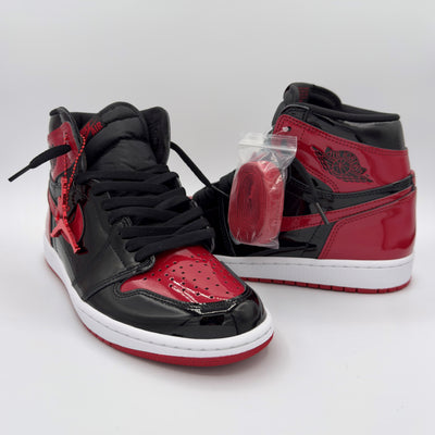 Air Jordan 1 High Patent Bred